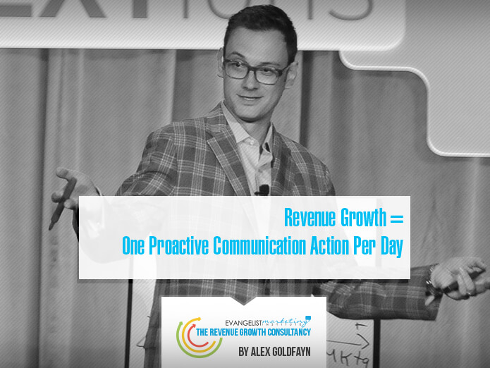 Revenue Growth = One Proactive Communication Action Per Day