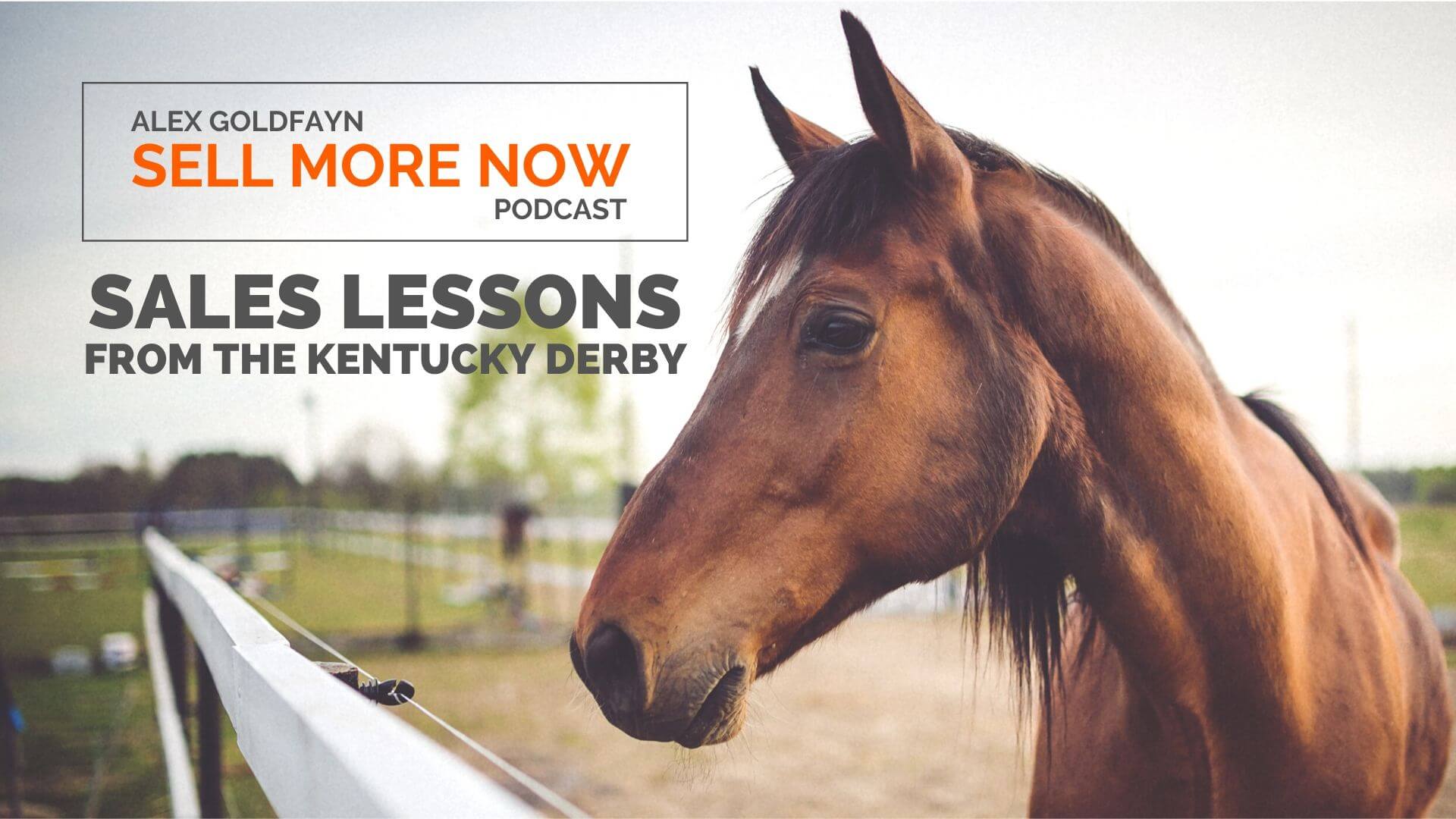 Sales Lessons from the Kentucky Derby Alex Goldfayn